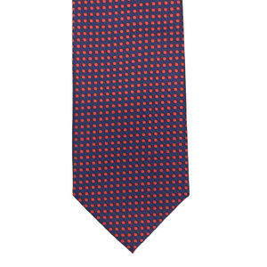 Renato Balestra Navy Blue Red 100% Silk Neck Tie